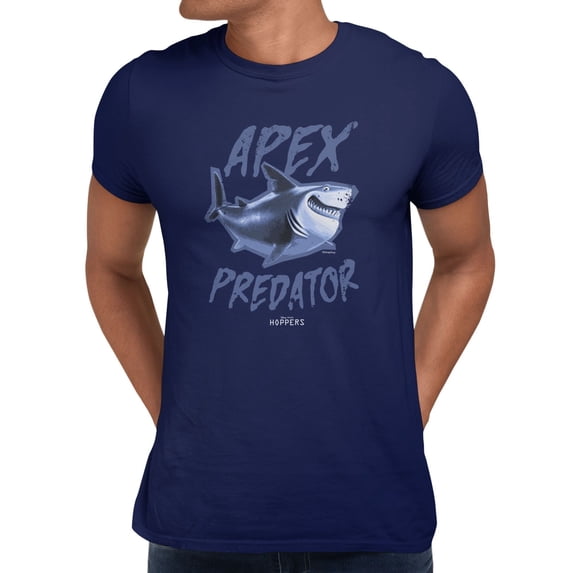 Disney Pixar Hoppers Apex Predator Diane Shark Men's T-Shirt (Navy, S-3XL)