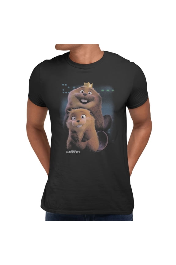 Pixar Hoppers Playful Friends Men's T Shirt (Black, S-3XL)
