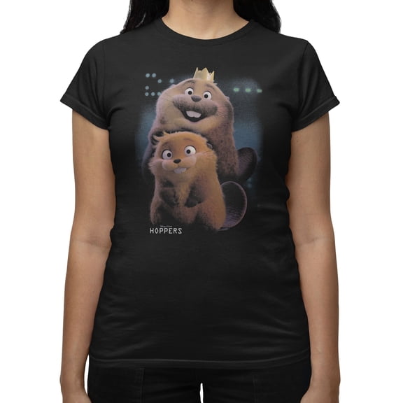 Disney Pixar Hoppers Playful Friends Women's T Shirt (Black, S-2XL)