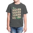thumbnail image 1 of Disney Pixar Hoppers Tom Lizard Name Stack Youth T Shirt (Charcoal, XS-XL), 1 of 4