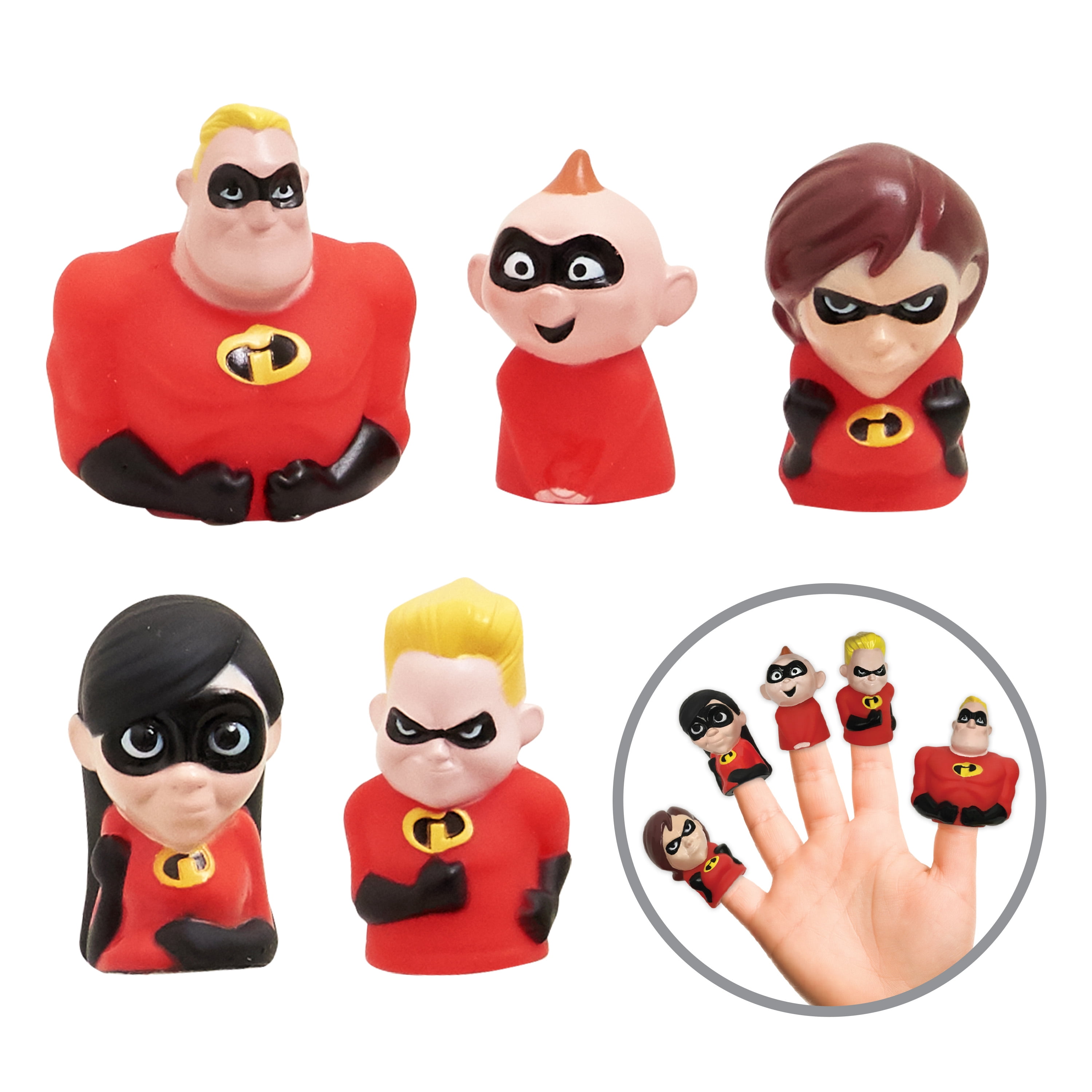 Disney Incredibles 5-Pack Bath Finger Puppets - Each