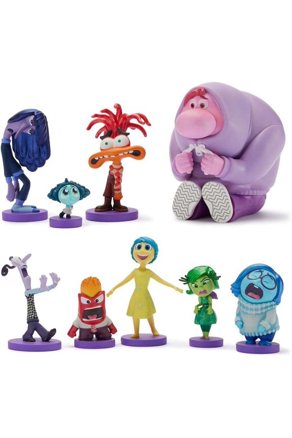 / Pixar Inside Out 2 9-Piece Deluxe PVC Figure Playset (Version 2)