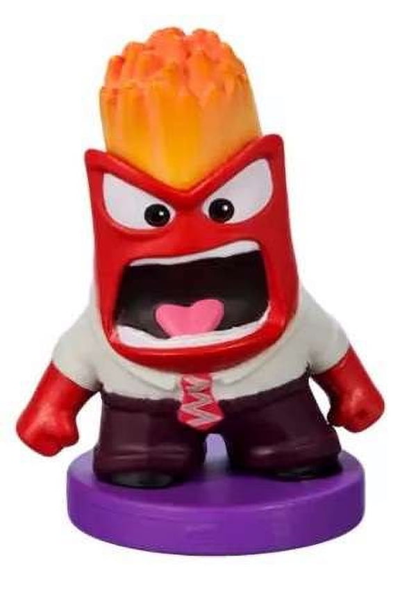 / Pixar Inside Out 2 Anger Mini PVC Figure (No Packaging)