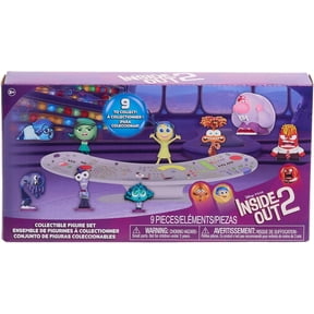 Disney / Pixar Inside Out 2 Ennui, Joy, Anxiety, Fear, Anger, Envy, Digust, Embarrassment & Sadness Mini Figure 9-Pack
