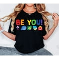 Disney Pixar Inside Out Be You Rainbow Shirt, Disneyland Pixar Fest