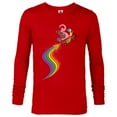 thumbnail image 1 of Disney Pixar Inside Out Bing Bong and Joy Rainbow T-Shirt - Long Sleeve T-Shirt for Men - Customized-New Red, 1 of 5
