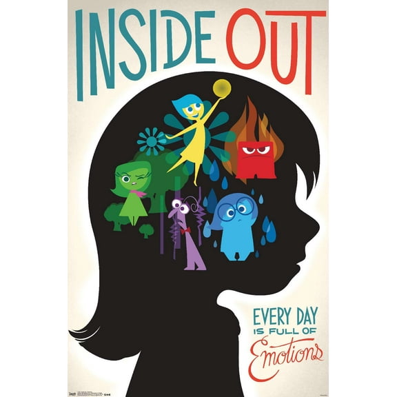 Disney Pixar Inside Out - Emotions Wall Poster, 14.725" x 22.375"