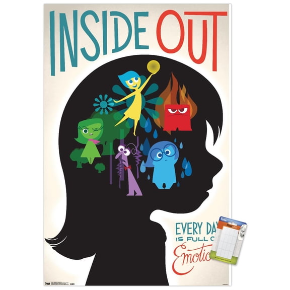 Disney Pixar Inside Out - Emotions Wall Poster, 22.375" x 34"