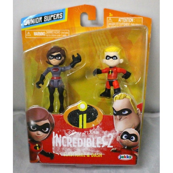 Disney / Pixar Junior Supers Elastigirl & Dash Mini Figure 2-Pack