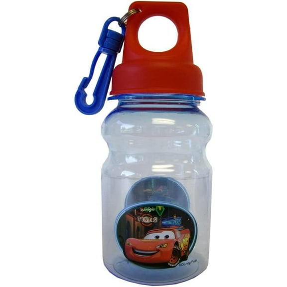 Disney Pixar Kids Cars Water Bottle with Clip