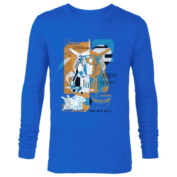 Disney Pixar Lightyear Armadillo Property of Star Command - Long Sleeve T-Shirt for Men - Customized-Navy