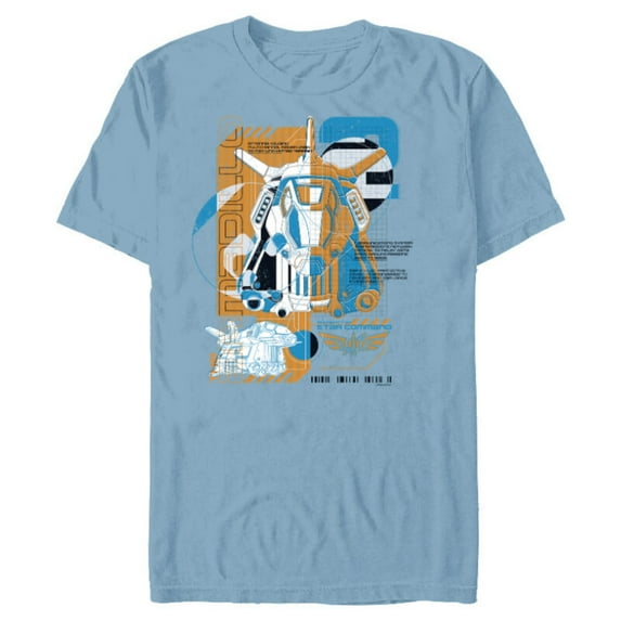 Disney Pixar Lightyear Armadillo Property of Star Command - Short Sleeve Blended T-Shirt for Adults - Customized-Ocean Blue