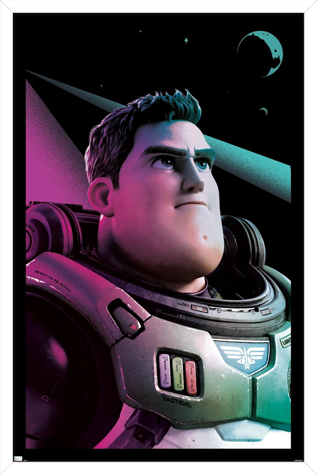 Disney Pixar Lightyear - Buzz Wall Poster, 14.725" x 22.375" Framed