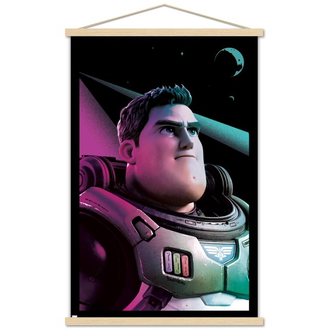 Disney Pixar Lightyear Buzz Wall Poster with Frame, 22.375