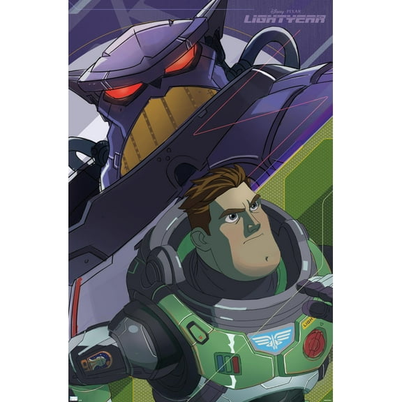 Disney Pixar Lightyear - Buzz and Zurg Wall Poster, 22.375" x 34"
