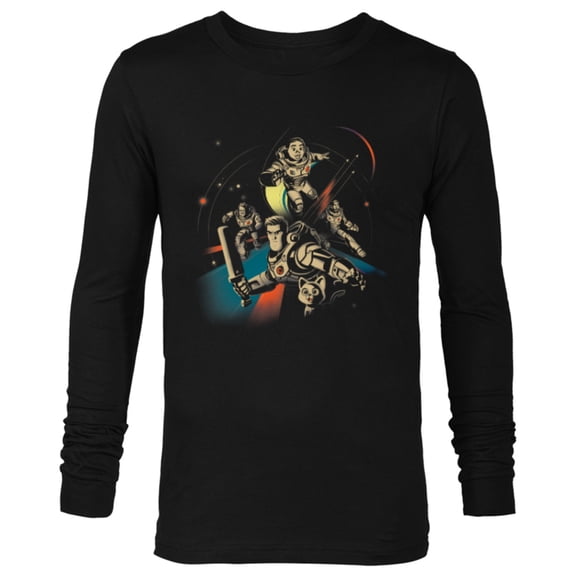 Disney Pixar Lightyear Characters - Long Sleeve T-Shirt for Men - Customized-Black