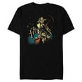 thumbnail image 1 of Disney Pixar Lightyear Characters - Short Sleeve Blended T-Shirt for Adults - Customized-Black, 1 of 5
