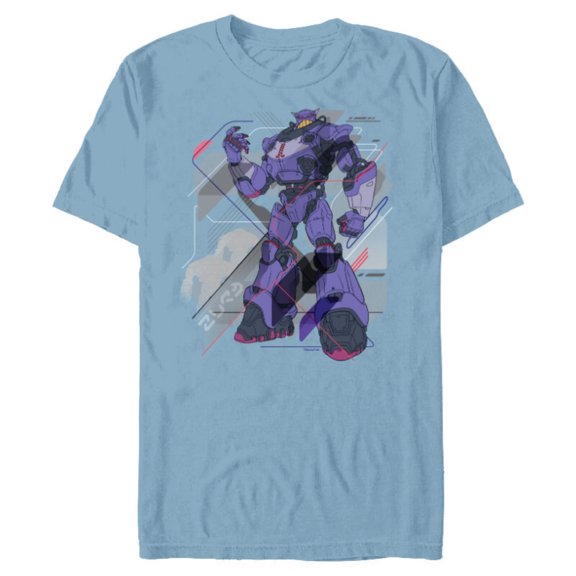 Disney Pixar Lightyear Emperor Zurg Villain - Short Sleeve Blended T-Shirt for Adults - Customized-Ocean Blue