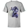 thumbnail image 1 of Disney Pixar Lightyear Emperor Zurg Villain - Short Sleeve T-Shirt for Kids - Customized-Athletic Heather, 1 of 5
