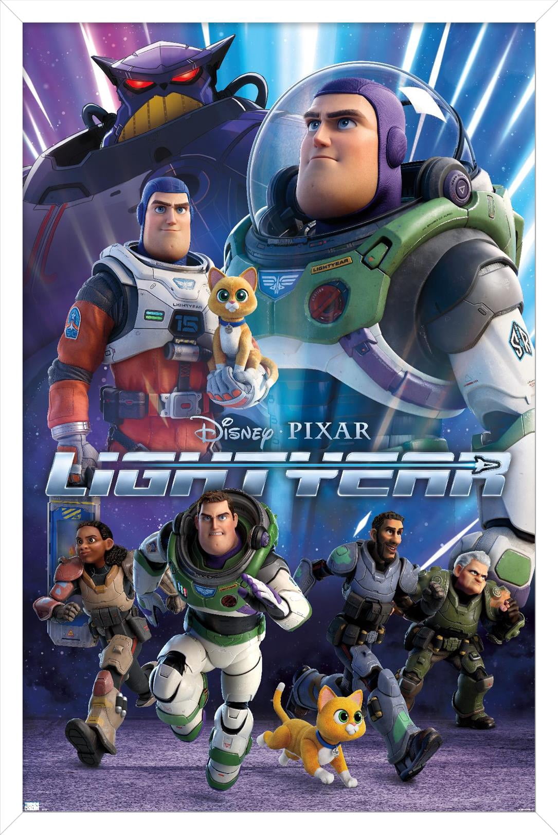 Disney Pixar Lightyear - Group Wall Poster, 14.725" x 22.375" Framed