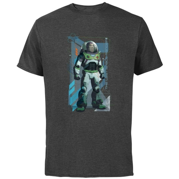 Disney Pixar Lightyear Property of Star Command - Short Sleeve Cotton T-Shirt for Adults - Customized-Charcoal