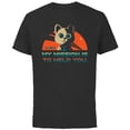 thumbnail image 1 of Disney Pixar Lightyear Sox My Mission is to Help You - Short Sleeve Cotton T-Shirt for Adults - Customized-Black, 1 of 5