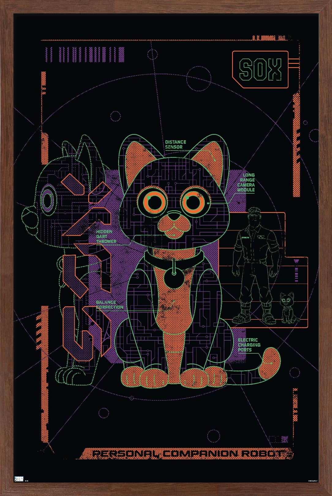 Disney Pixar Lightyear - Sox Wall Poster, 14.725" x 22.375" Framed