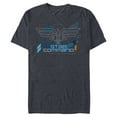 thumbnail image 1 of Disney Pixar Lightyear Star Command Logo - Short Sleeve Blended T-Shirt for Adults - Customized-Navy Heather, 1 of 5