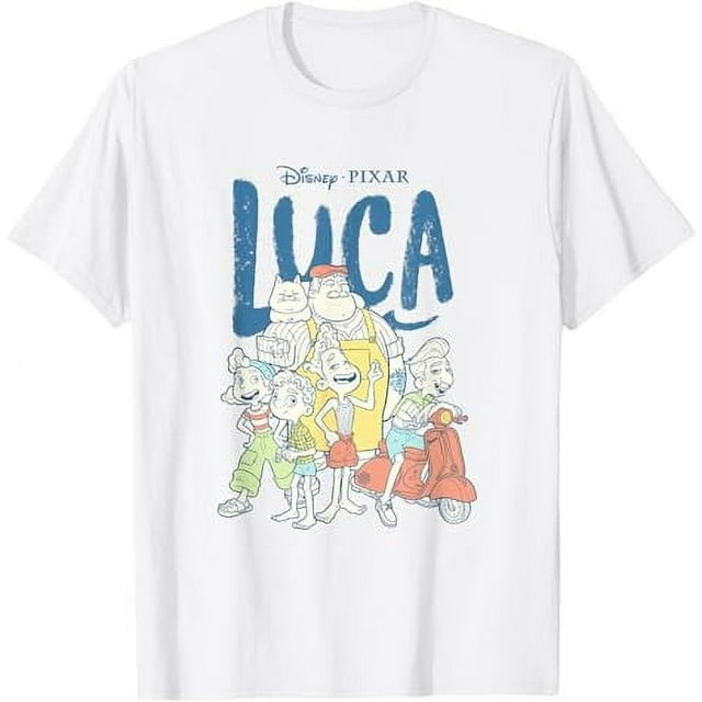 Disney Pixar Luca Group Shot Logo TShirt