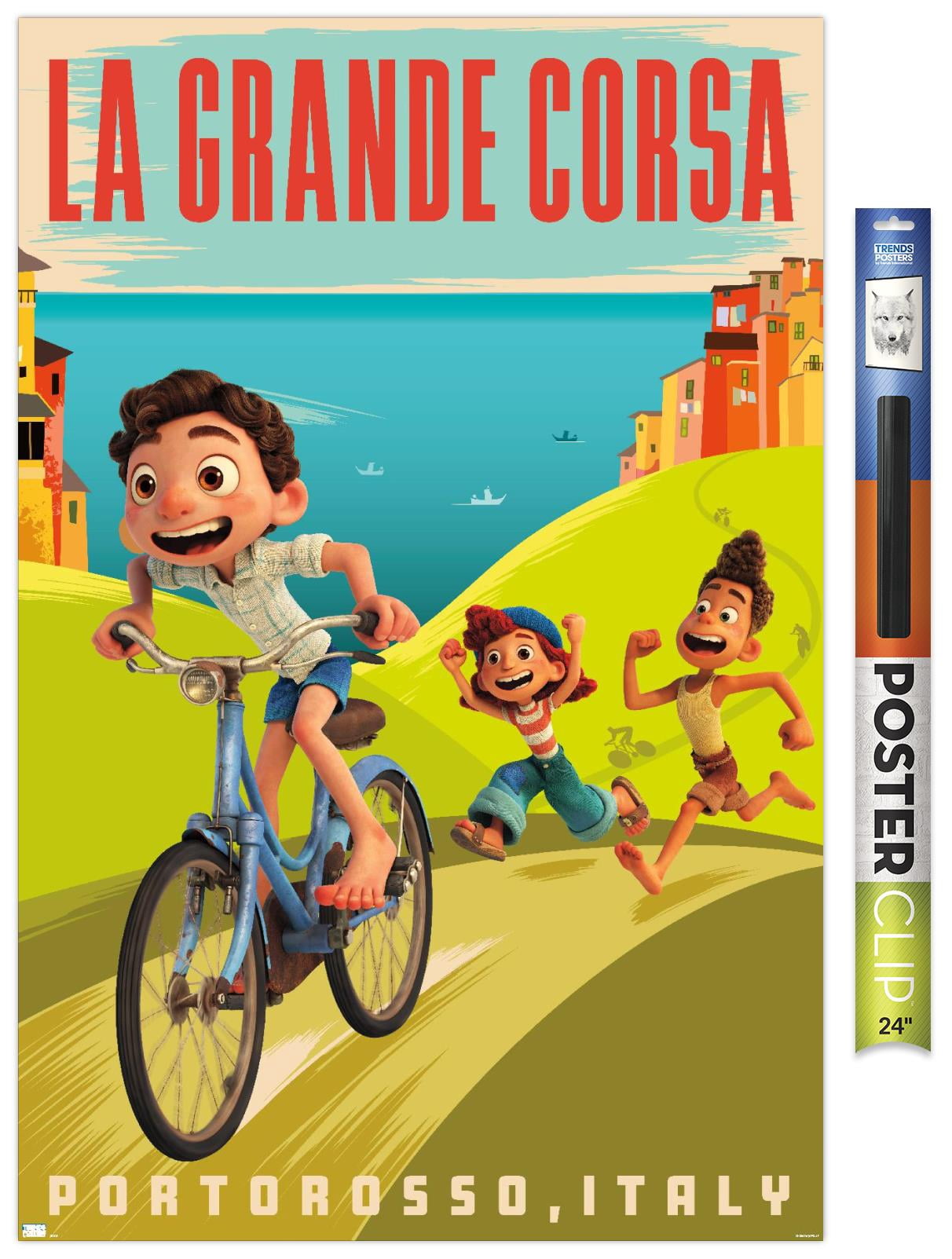 Disney Pixar Luca - La Grande Corsa Wall Poster, 22.375" x 34"