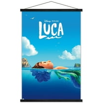 Disney Pixar Luca - Teaser Wall Poster with Wooden Magnetic Frame, 22.375" x 34"