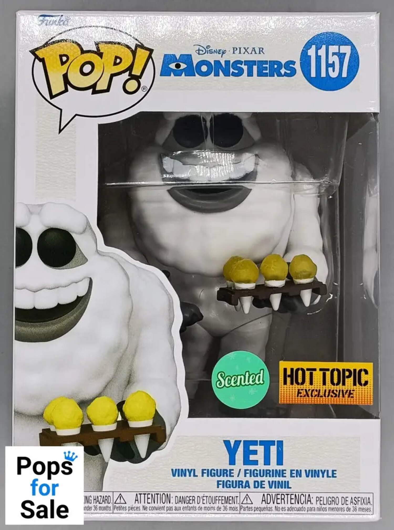 1157 Yeti Scented - Disney Monsters Inc Funko POP