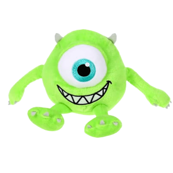 Disney Pixar Monsters Mike Wazowski Plush Toy, Soft Stuffed Character Figure