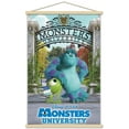 thumbnail image 1 of Disney Pixar Monsters University - Campus Wall Poster with Wooden Magnetic Frame, 22.375" x 34", 1 of 3