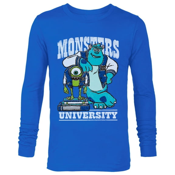 Disney Pixar Monsters University Mike and Sulley T-Shirt - Long Sleeve T-Shirt for Men - Customized-Royal