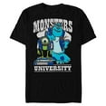 thumbnail image 1 of Disney Pixar Monsters University Mike and Sulley T-Shirt- Short Sleeve Blended T-Shirt for Adults - Customized-Black, 1 of 5