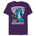 thumbnail image 1 of Disney Pixar Monsters University Mike and Sulley T-Shirt- Short Sleeve Blended T-Shirt for Adults - Customized-Purple, 1 of 5
