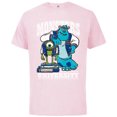 thumbnail image 1 of Disney Pixar Monsters University Mike and Sulley T-Shirt - Short Sleeve Cotton T-Shirt for Adults - Customized-Soft Pink, 1 of 5