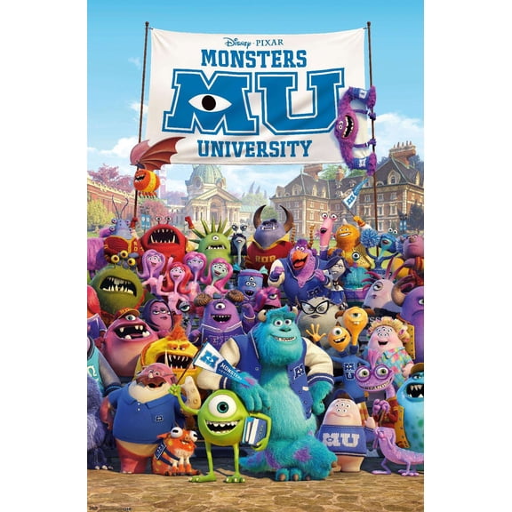 Disney Pixar Monsters University - One Sheet Wall Poster, 14.725" x 22.375"