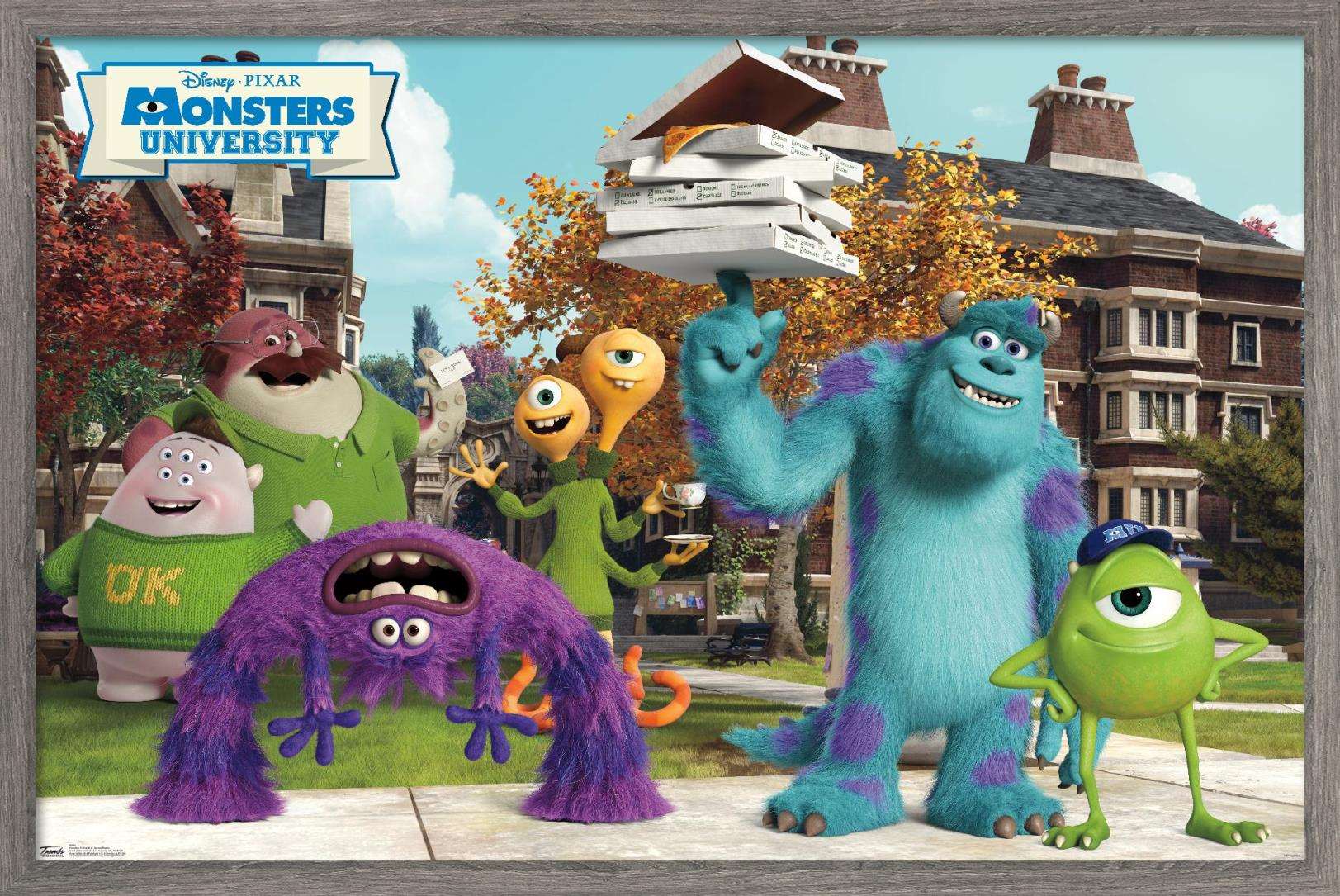 Disney Pixar Monsters University Oozma Kappa Wall Poster 14 725 X 
