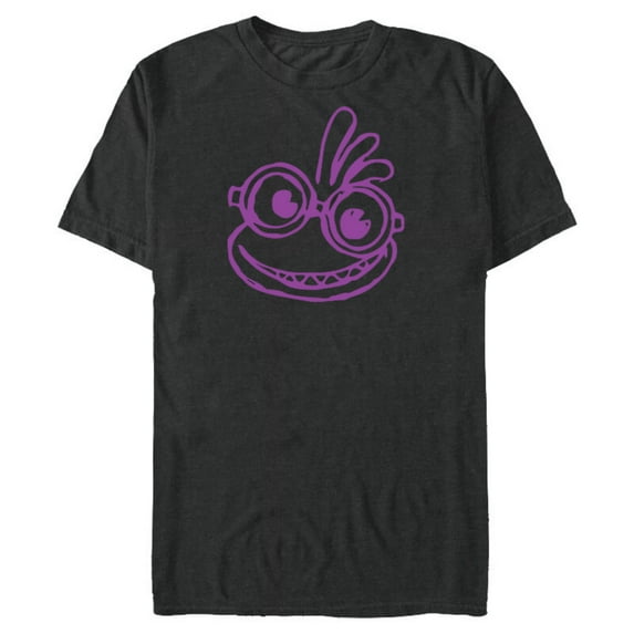 Disney Pixar Monsters University Randy Boggs Sketch T-Shirt- Short Sleeve Blended T-Shirt for Adults - Customized-Dark Heather