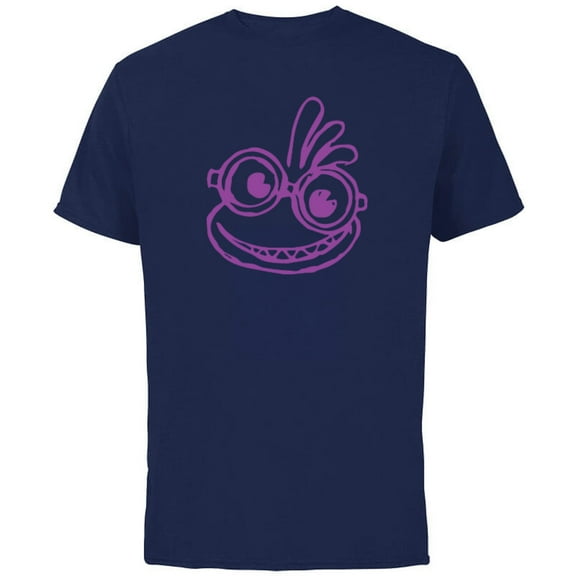 Disney Pixar Monsters University Randy Boggs Sketch T-Shirt - Short Sleeve Cotton T-Shirt for Adults - Customized-Navy