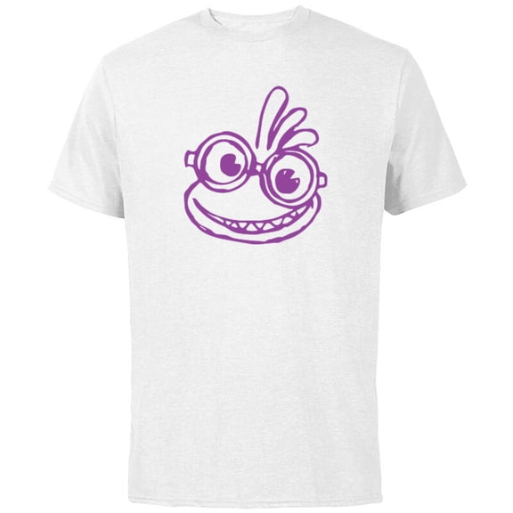 Disney Pixar Monsters University Randy Boggs Sketch T-Shirt - Short Sleeve Cotton T-Shirt for Adults - Customized-White