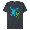 thumbnail image 1 of Disney Pixar Monsters University Sulley and Mike T-Shirt- Short Sleeve Blended T-Shirt for Adults - Customized-Navy Heather, 1 of 5