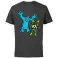 thumbnail image 1 of Disney Pixar Monsters University Sulley and Mike T-Shirt - Short Sleeve Cotton T-Shirt for Adults - Customized-Charcoal, 1 of 5