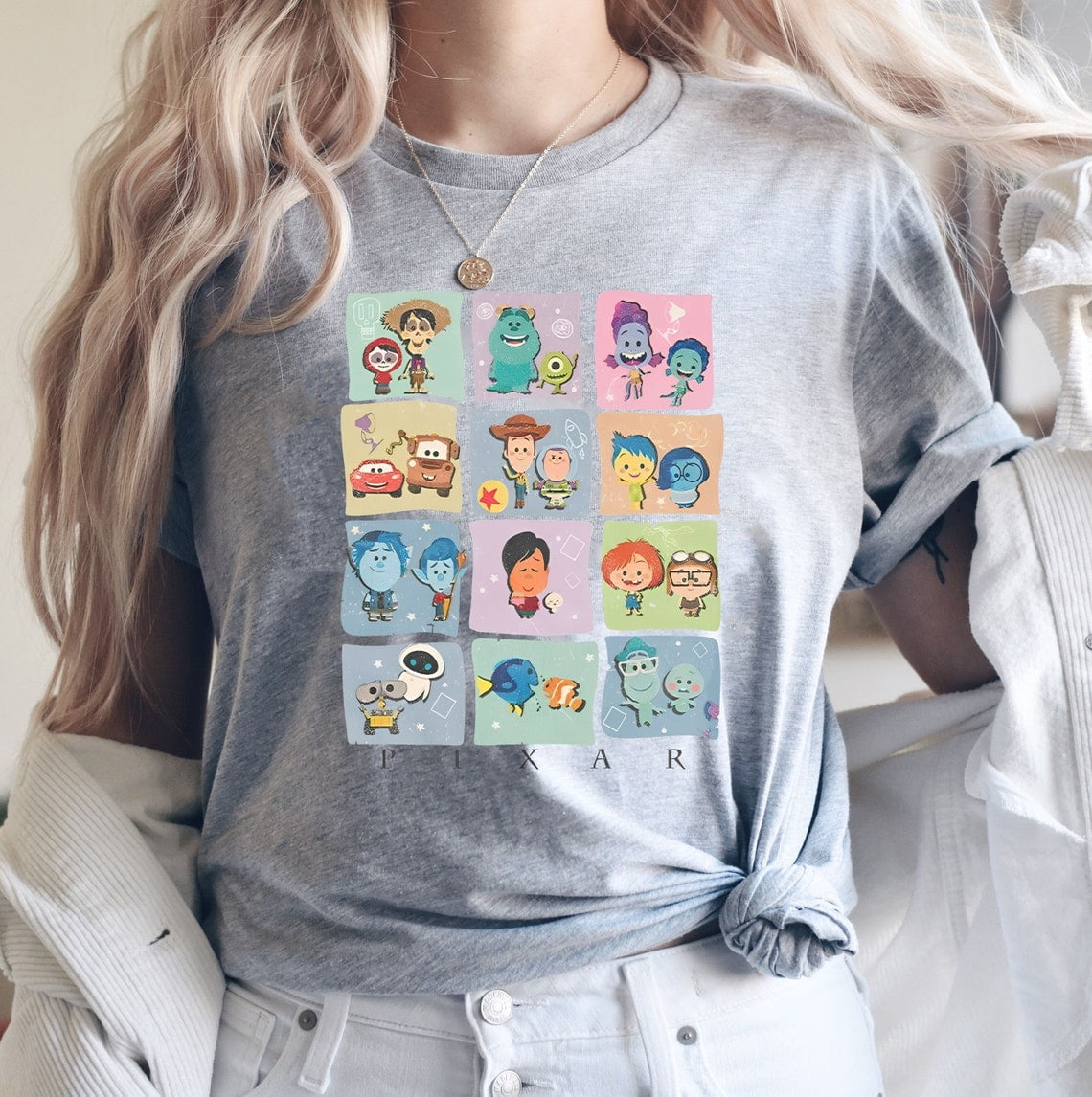 Disney Pixar Movies Frame Shirt, Pixar Characters Tshirt, Monster Inc
