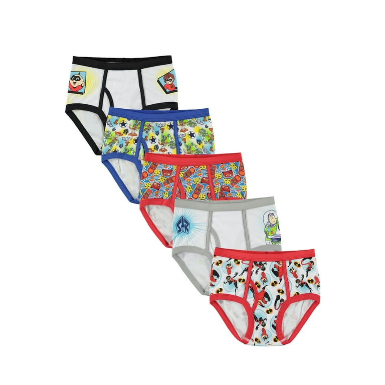 Toy Story Boys Underwear, 5 Pack Briefs Sizes 4 - 8