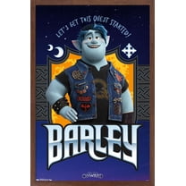 Disney Pixar Onward - Barley Wall Poster, 14.725" x 22.375" Framed