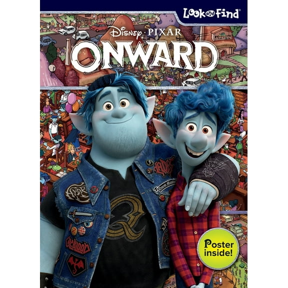 Disney Pixar Onward - Look and Find Activity Book with Bonus Poster - PI Kids