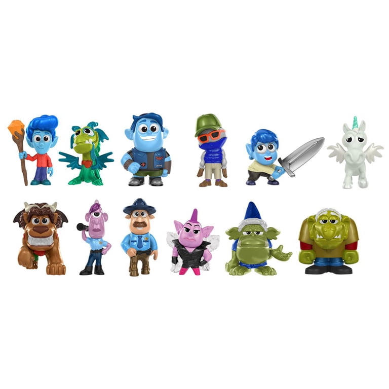 Onward, Mini Figure Assortment, 12 Character Figures, Collectible